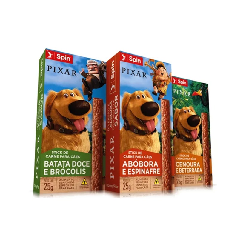 Petisco para Cães Up Spin Pet Batata Doce E Brócolis 25g