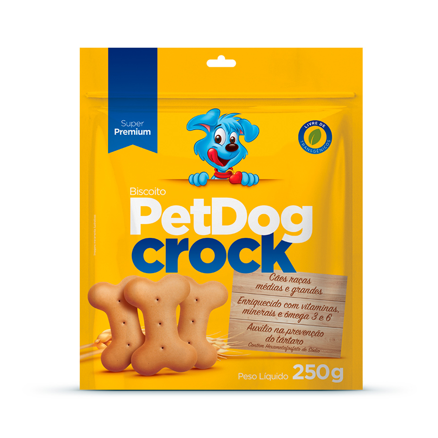 Biscoito Pet Dog Crock Tradicional para Cães