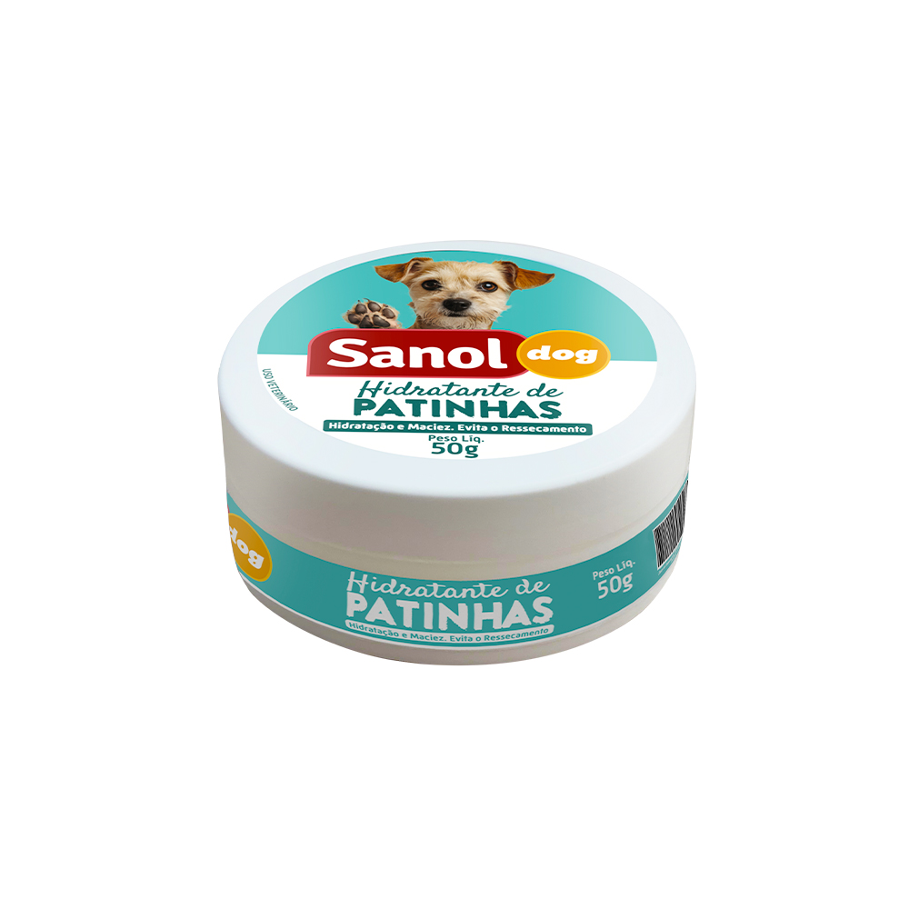 Creme Hidratante Sanol Dog para Patinhas de Cães 50 g