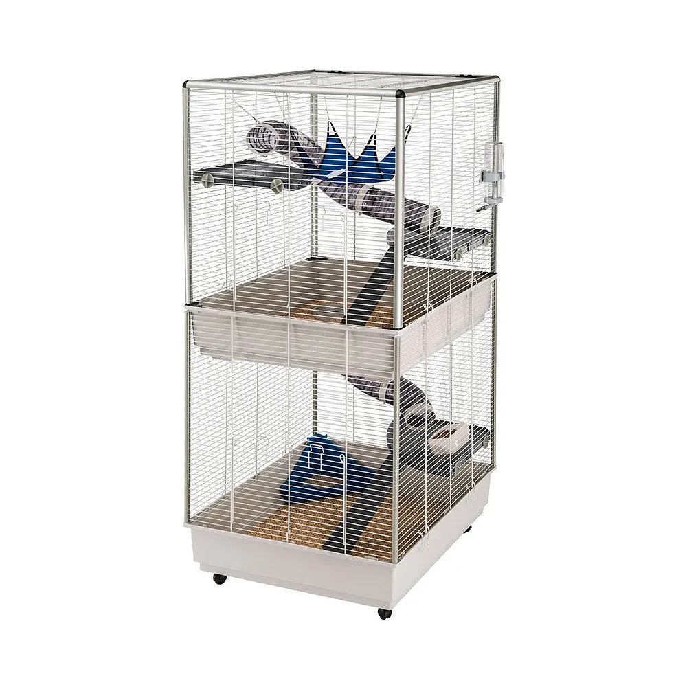 Gaiola Ferplast Para Ferret/Furão e Chinchilas Furet Tower Branca