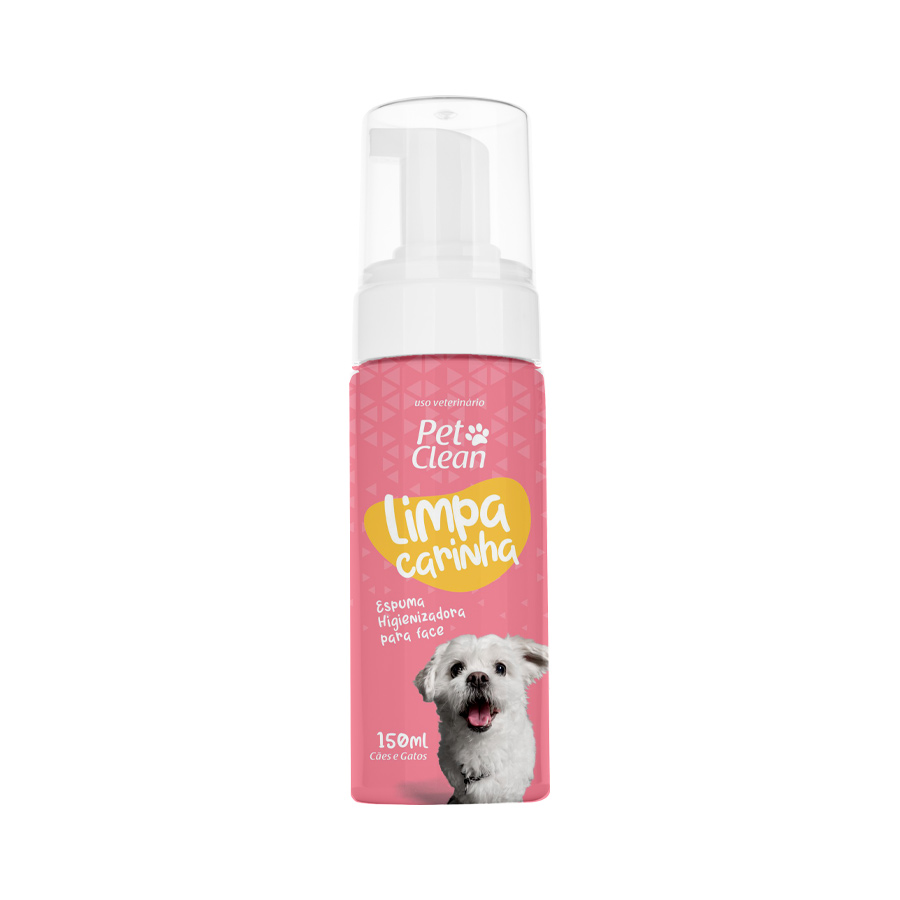 Espuma Higienizadora Pet Clan Limpa Carinha 150ml