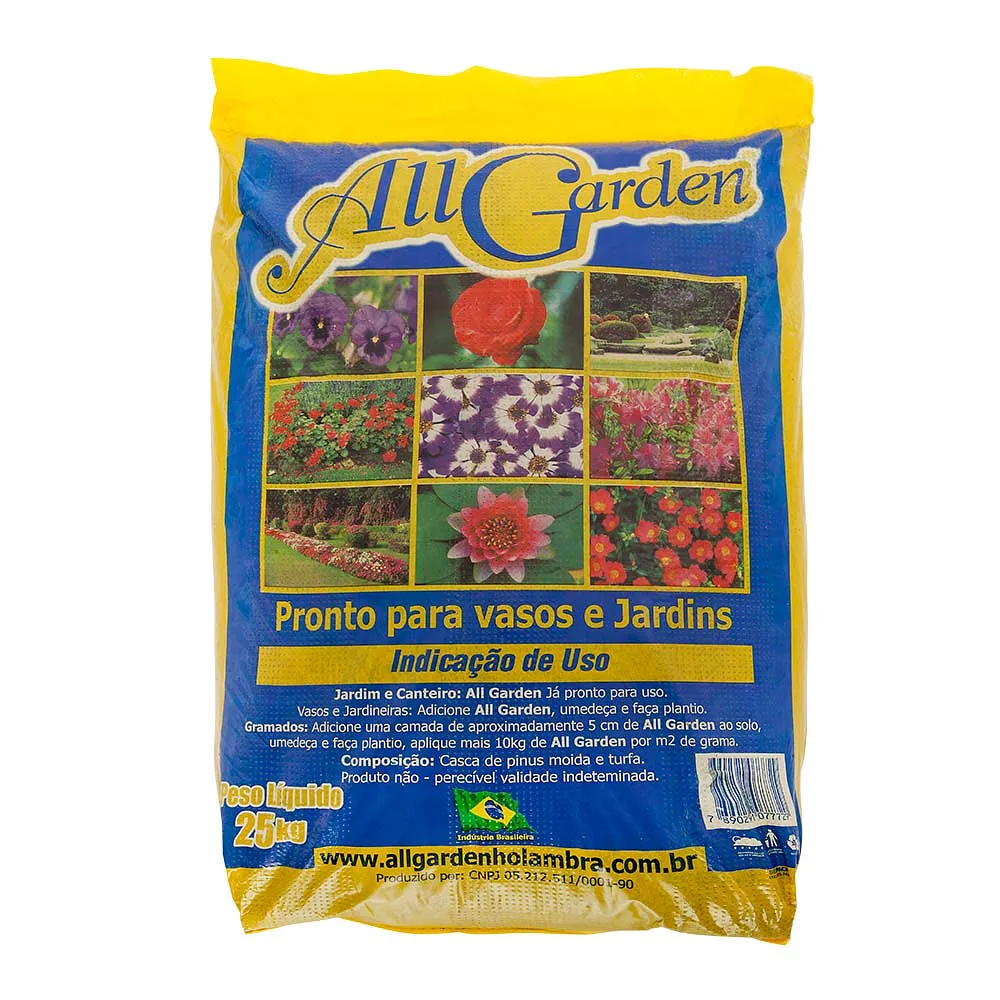 Substrato All Garden Turfa Pronto Uso