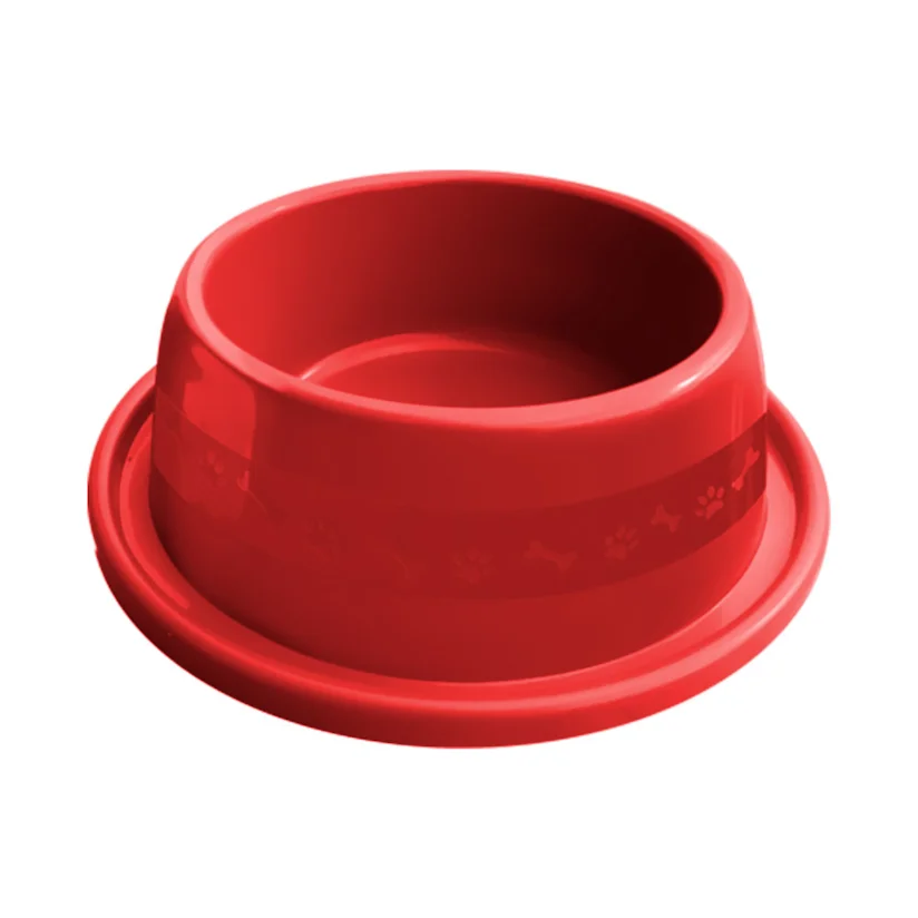 Comedouro Cães Furacão Pet Anti Formiga Vermelho 1900ml