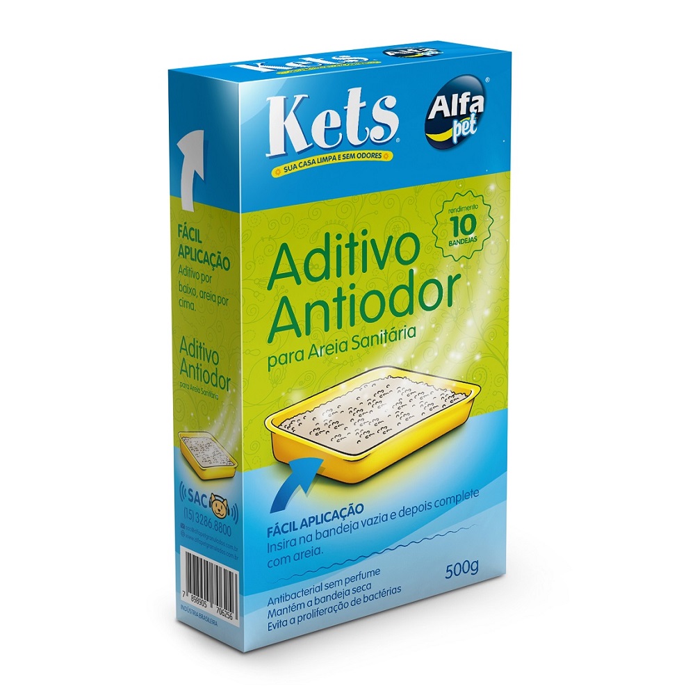 Aditivo Kets Antiodor para Gatos 500g