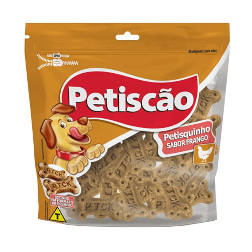 Petisco Cães Petiscão Frango 250g