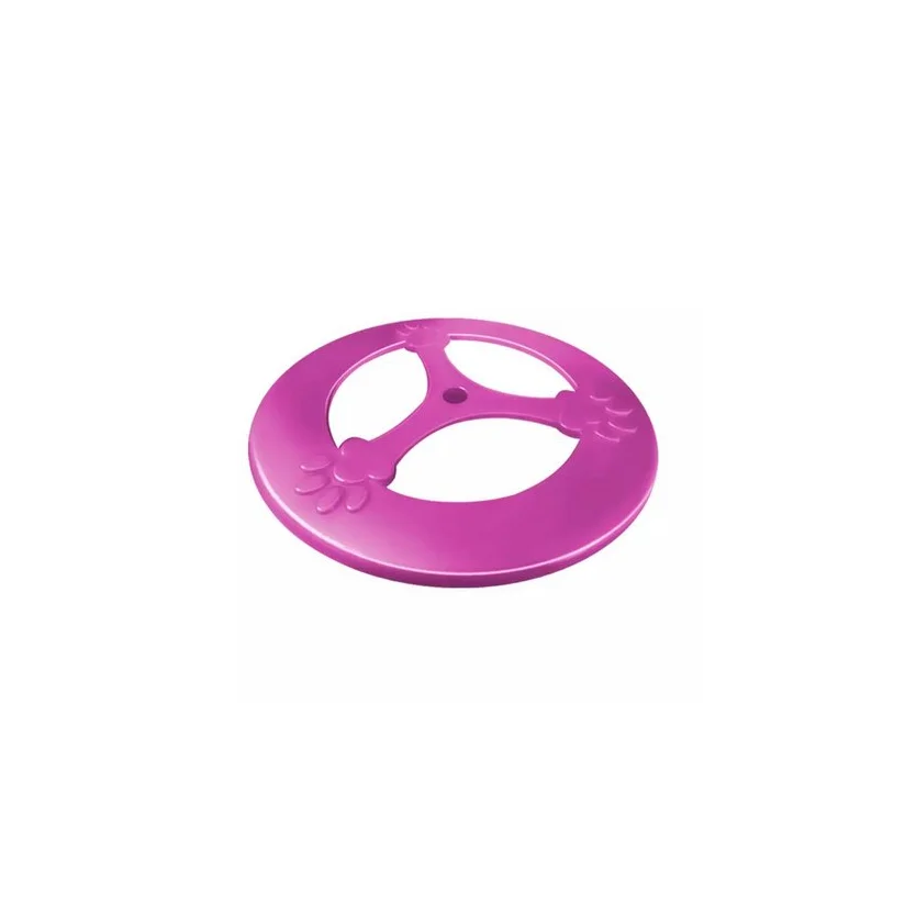 Frisbee Cães Furacão Pet Plástico Pop Rosa