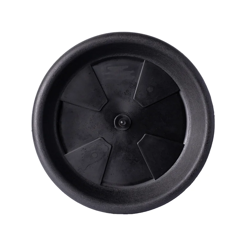 Prato Siena para Vaso de Plantas Preto L:20 x C:20 x A:4cm