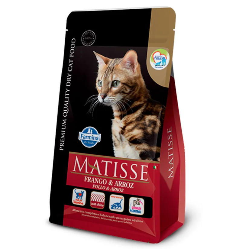 Ração Farmina Matisse Gatos Frango e Arroz 800g