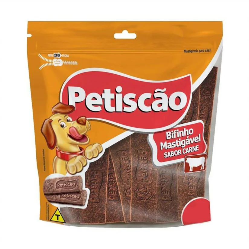 Bifinho Cães Petiscão Tablete Mastigável de Carne 1kg