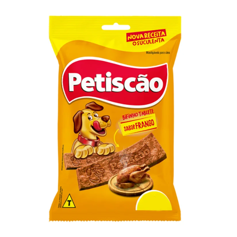 Bifinho Cães Petiscão Tablete Mastigavel Frango 250gr