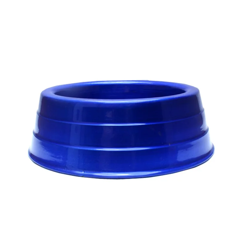 Comedouro Cães Dog Head Alumínio Pesado Colorido Azul Grande 2800ml