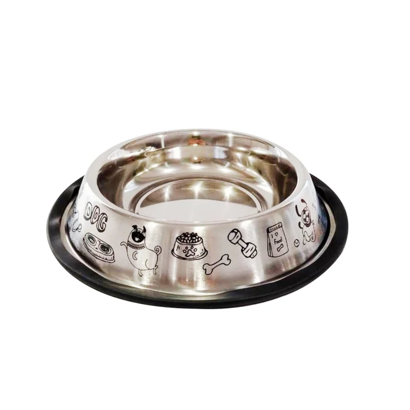 Comedouro Cães The Pets Inox Decor AntiDerrapante 640ml