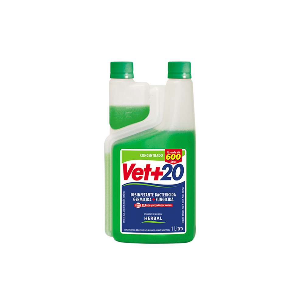 Desinfetante Bactericida Vet+ 20 Concentrado