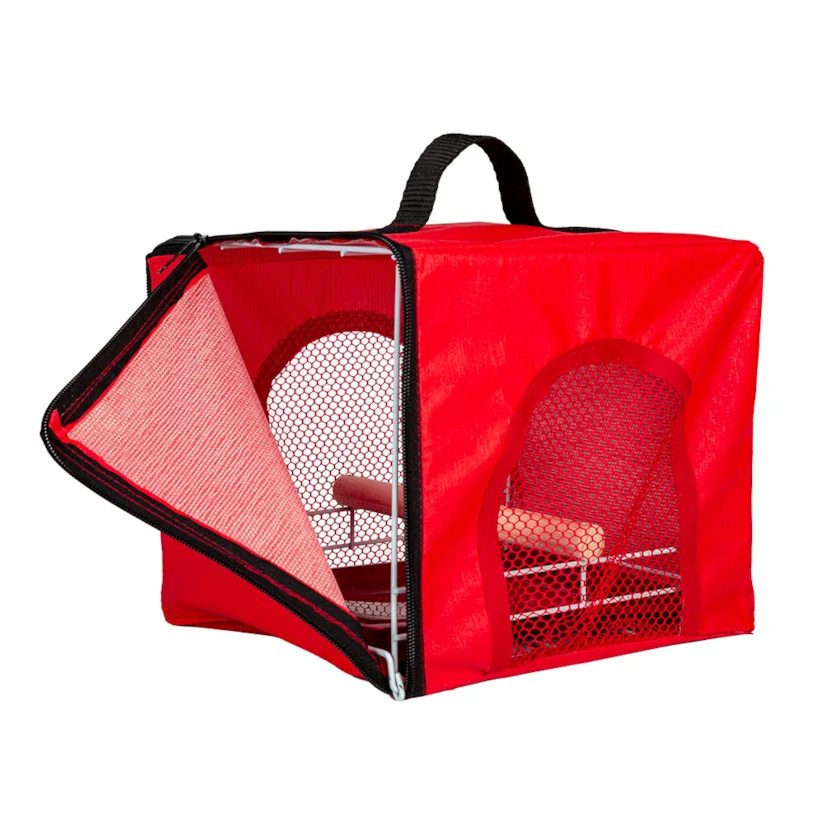 Bolsa Transporte Calopsita Vermelha Jel Plast