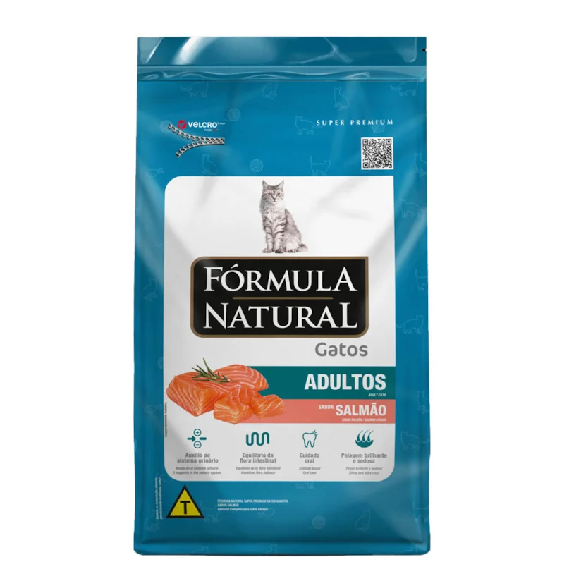 Ração Fórmula Natural Super Premium Gatos Castrados Adultos Salmão 1kg
