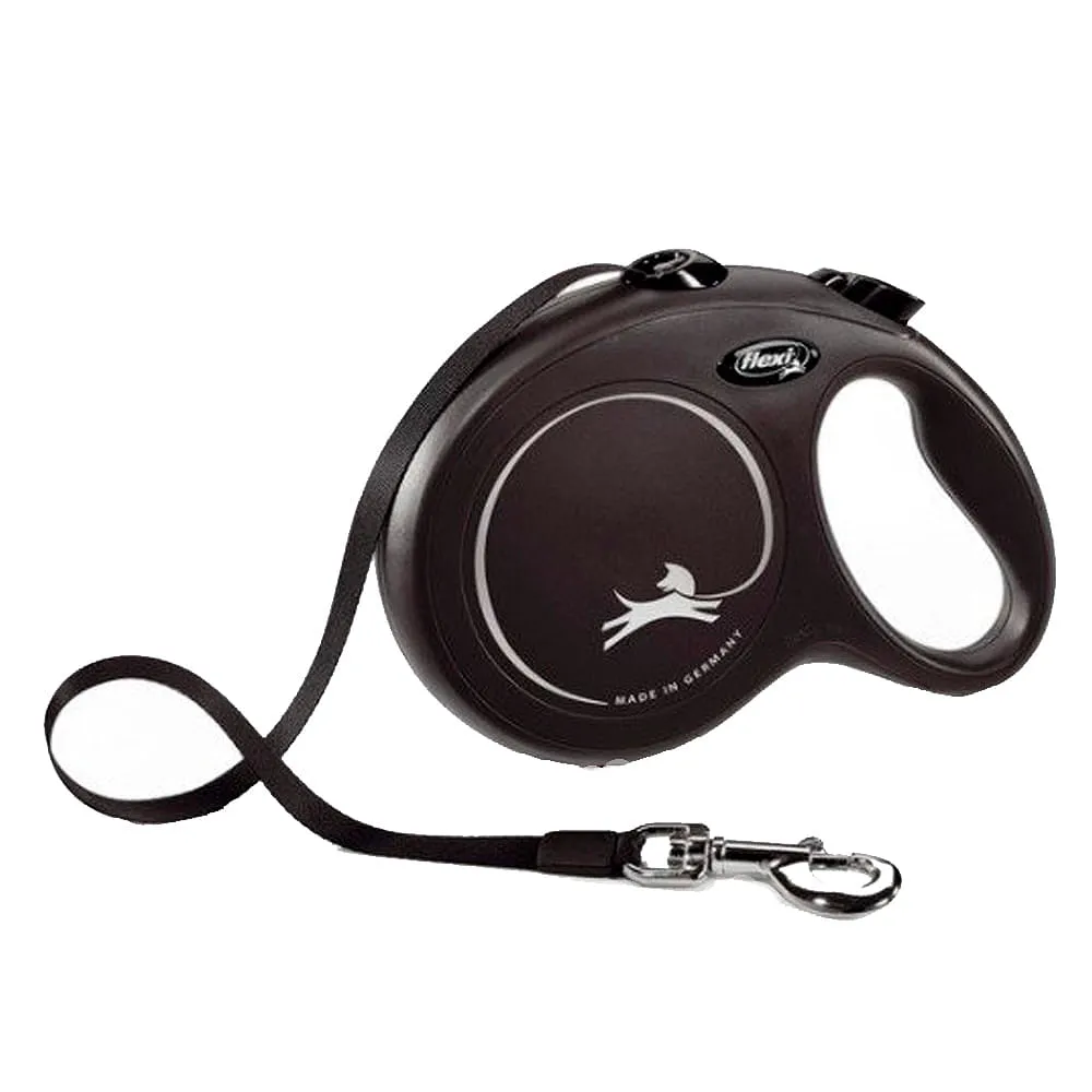 Guia Retrátil New Classic 5 M Flexi Preta