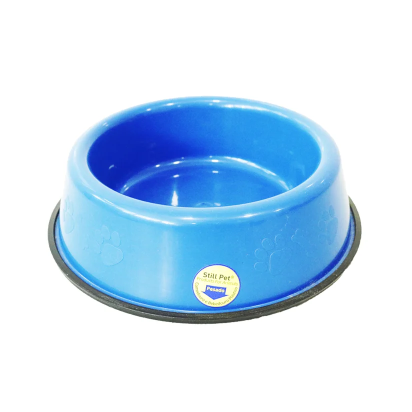 Comedouro e Bebedouro Pesado Cães Azul Tudo Pet 450ml