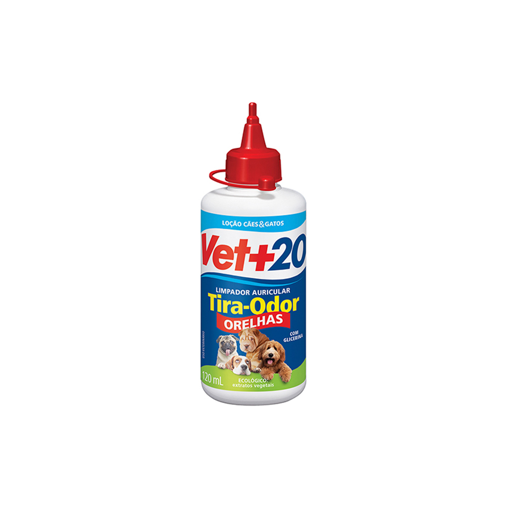 Limpa Orelhas Pet Vet + Para Cães e Gatos