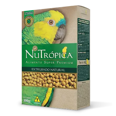 Ração Nutrópica Papagaios Extrusado Natural