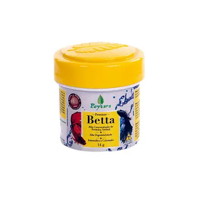 Ração Premium Pote para Betta Poytara