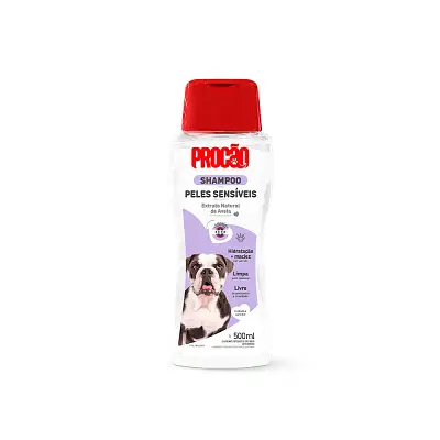 Shampoo Procão Peles Sensíveis para Cães e Gatos 500 ml