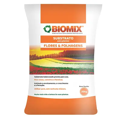 Substrato para Plantas, Flores e Folhagens Biomix